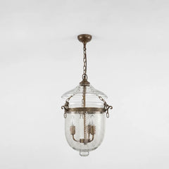 Bell Jar Brass Pendant