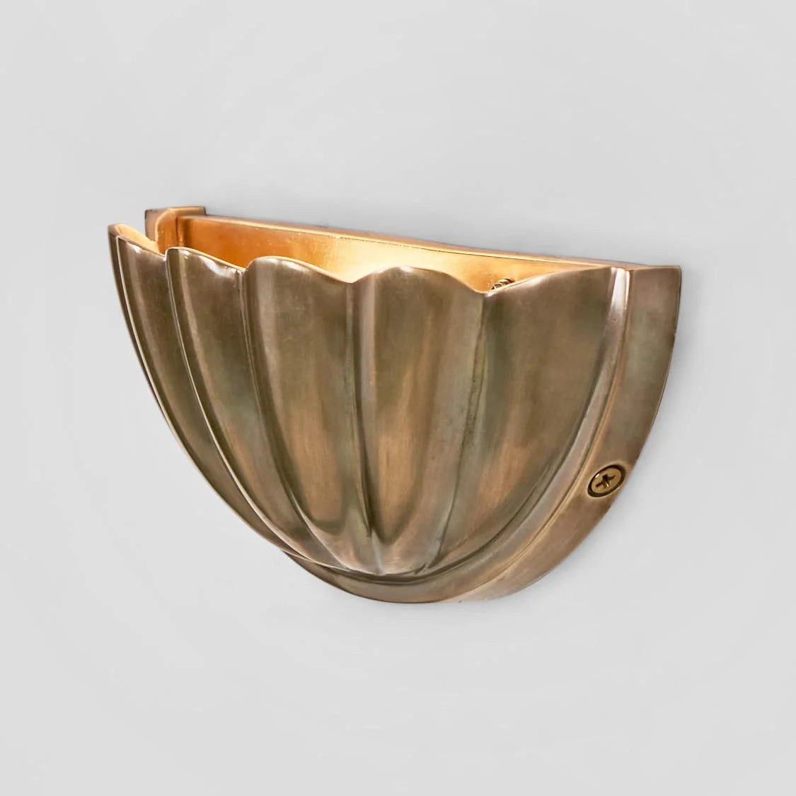 Half Moon Shell Wall Light