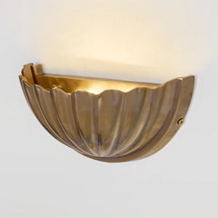 Half Moon Shell Wall Light