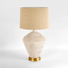Caufield Sandstone Table Lamp & Shade