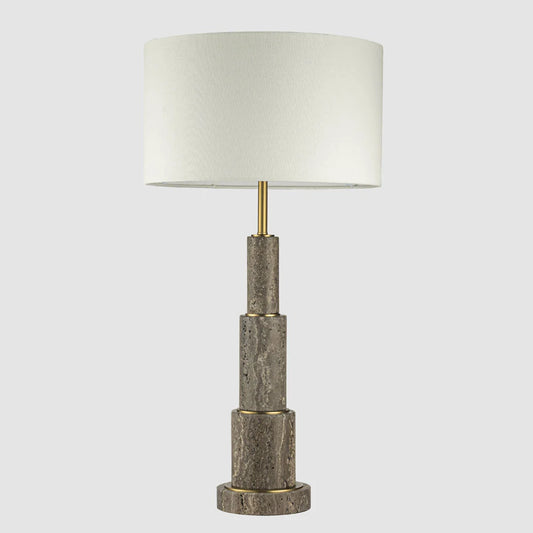 Nova Travertine Table Lamp