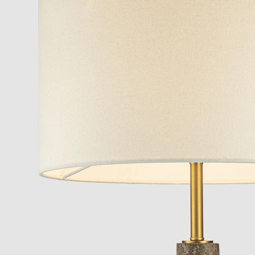 Nova Travertine Table Lamp