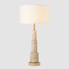 Nova Travertine Table Lamp