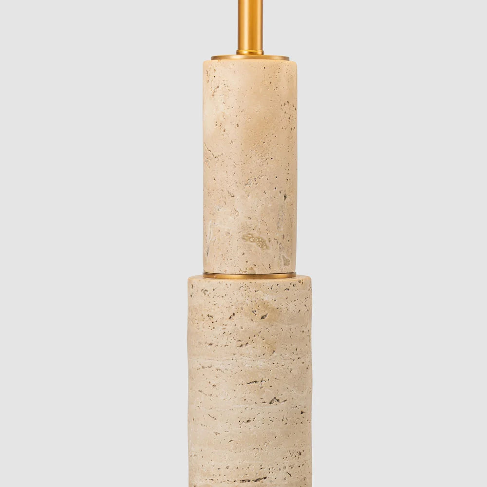 Nova Travertine Table Lamp
