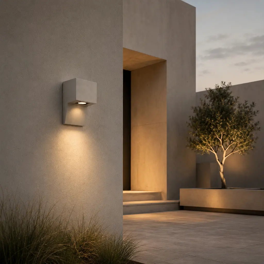 Engar Gypsum Exterior Wall Light