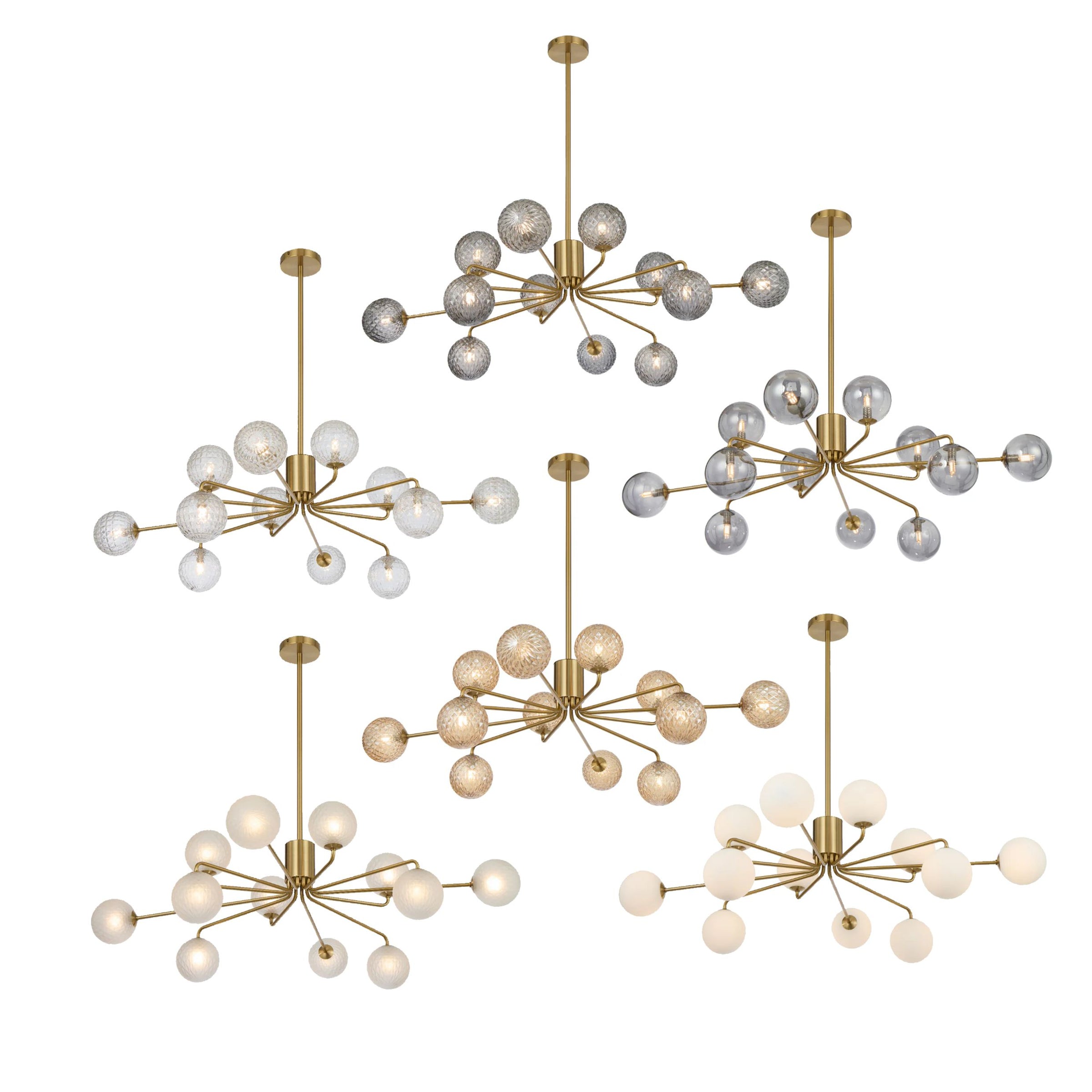 Felton 12 Light Pendant Antique Gold