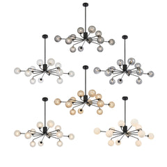 Felton 12 Light Pendant Black