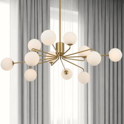 Felton 12 Light Pendant Antique Gold