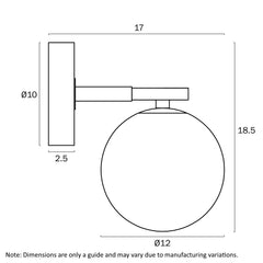 Felton 1 Light Wall Light