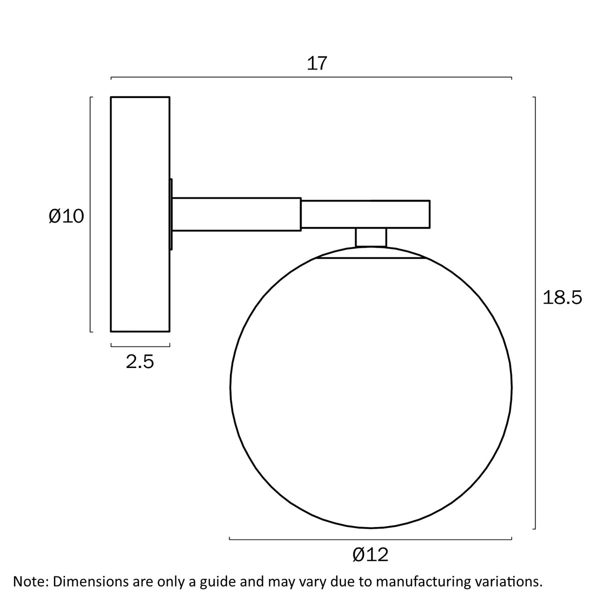 Felton 1 Light Wall Light