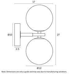 Felton 2 Light Wall Light