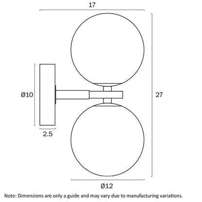 Felton 2 Light Wall Light