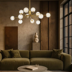 Felton 12 Light Pendant Antique Gold