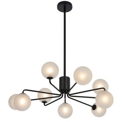 Felton 9 Light Pendant Black