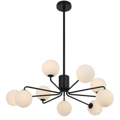 Felton 9 Light Pendant Black