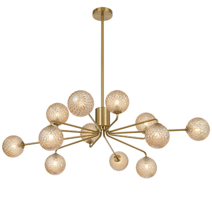 Felton 12 Light Pendant Antique Gold
