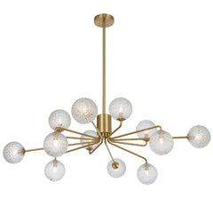 Felton 12 Light Pendant Antique Gold