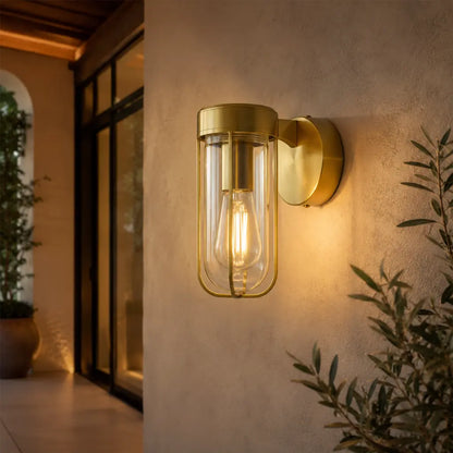 Fonseca Exterior Wall Light Antique Gold