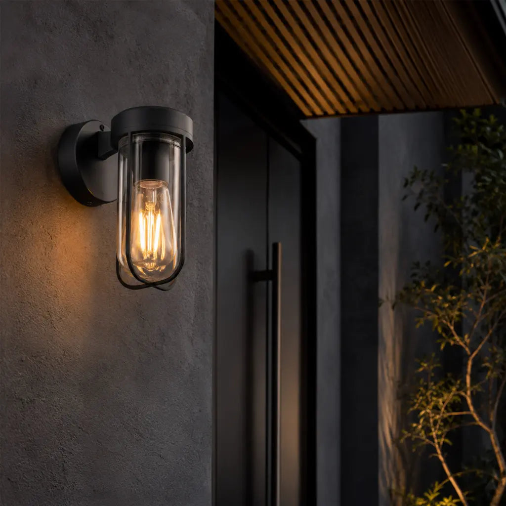 Fonesca Exterior Wall Light Black