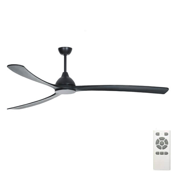 Sanctuary 86" DC Ceiling Fan Black