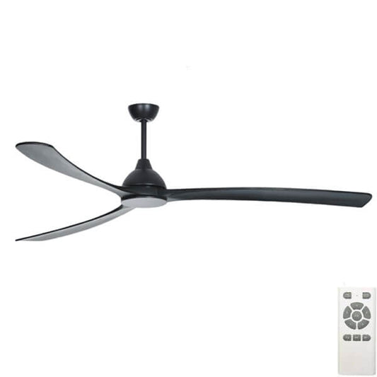 Sanctuary 86" DC Ceiling Fan Black