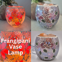 Mosaic Vase Salt Lamps