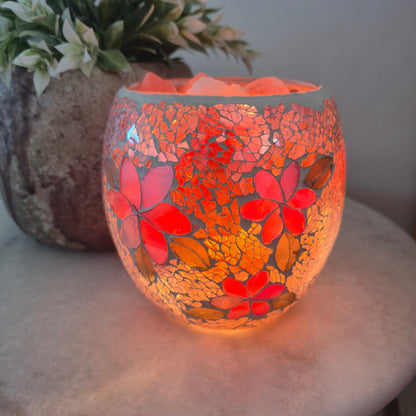 Mosaic Vase Salt Lamps