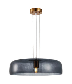 Gelatina Small Dome Pendant Smoke