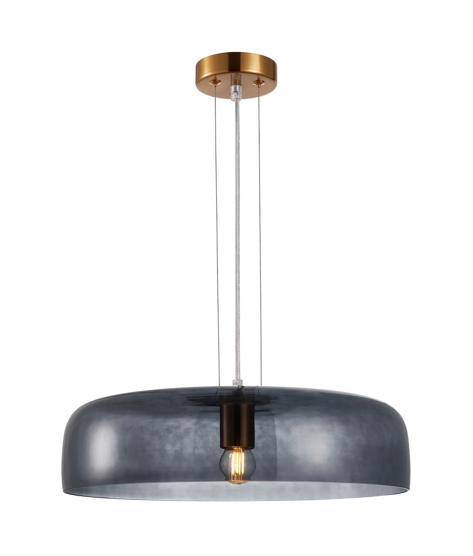 Gelatina Small Dome Pendant Smoke