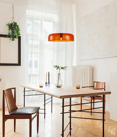 Gelatina Small Dome Pendant Orange
