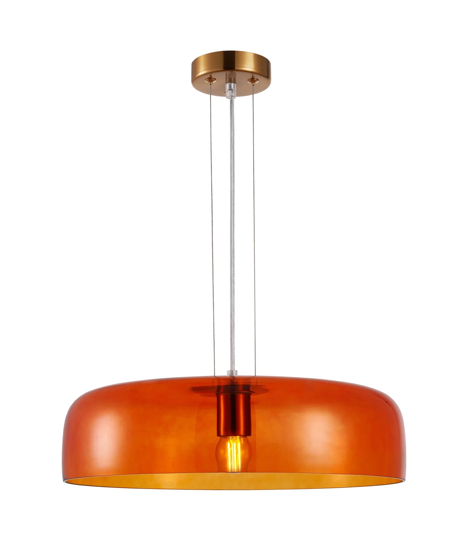 Gelatina Small Dome Pendant Orange