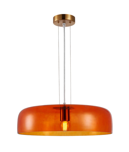 Gelatina Small Dome Pendant Orange