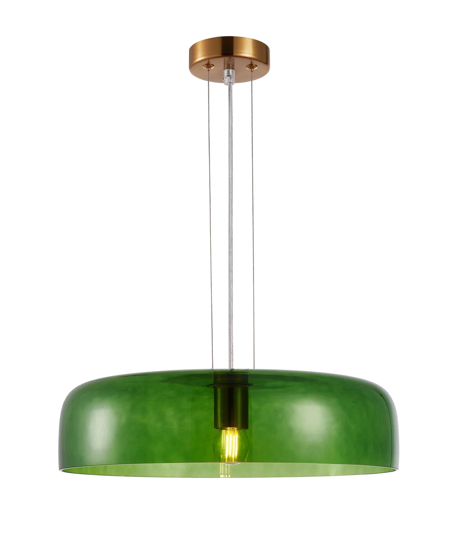 Gelatina Small Dome Pendant Green