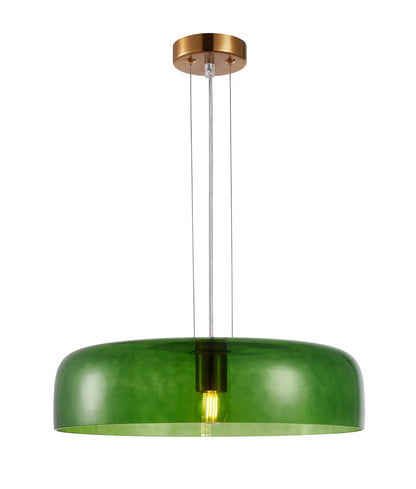 Gelatina Small Dome Pendant Green
