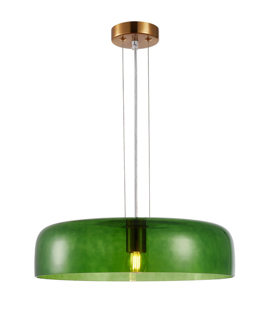 Gelatina Small Dome Pendant Green