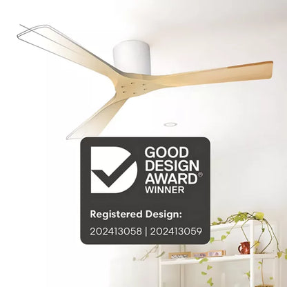 Gaia 54" DC Ceiling Fan Natural