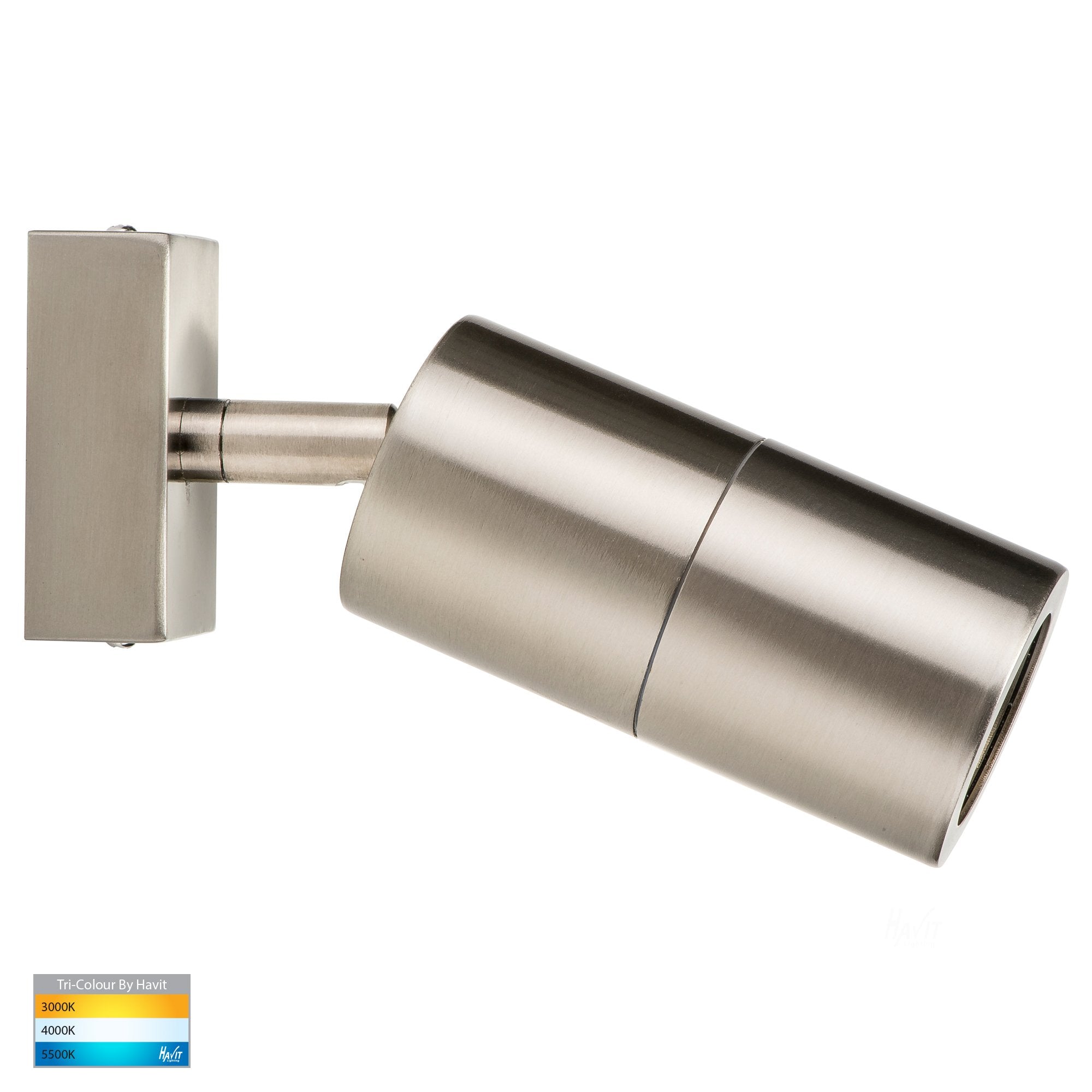 Piaz Single Adjustable Wall Light Stainless steel