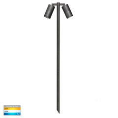 Tivah Double Spike Light Antique Brass 12V