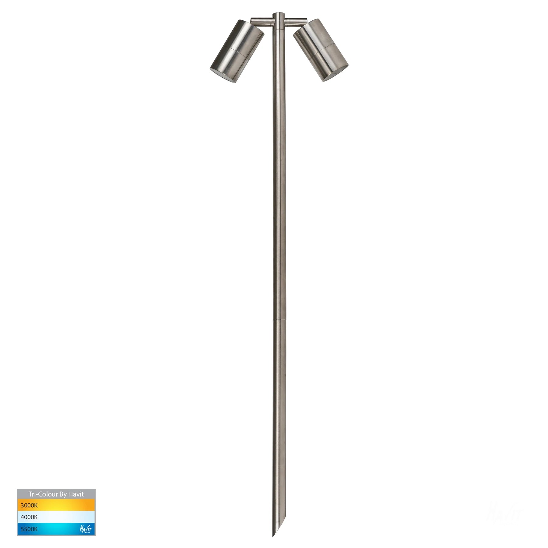 Tivah Double Spike Light 316 Stainless Steel 12V