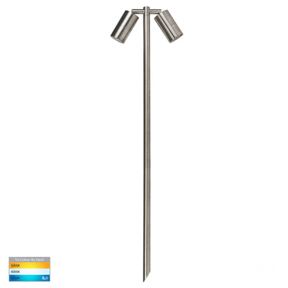 Tivah Double Spike Light 316 Stainless Steel 12V