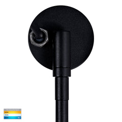 Tivah Single Adjustable Spike Light Black 12V