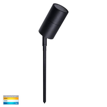 Tivah Single Adjustable Spike Light Black 12V