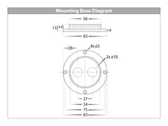 Highlite 445mm LED Bollard 12V