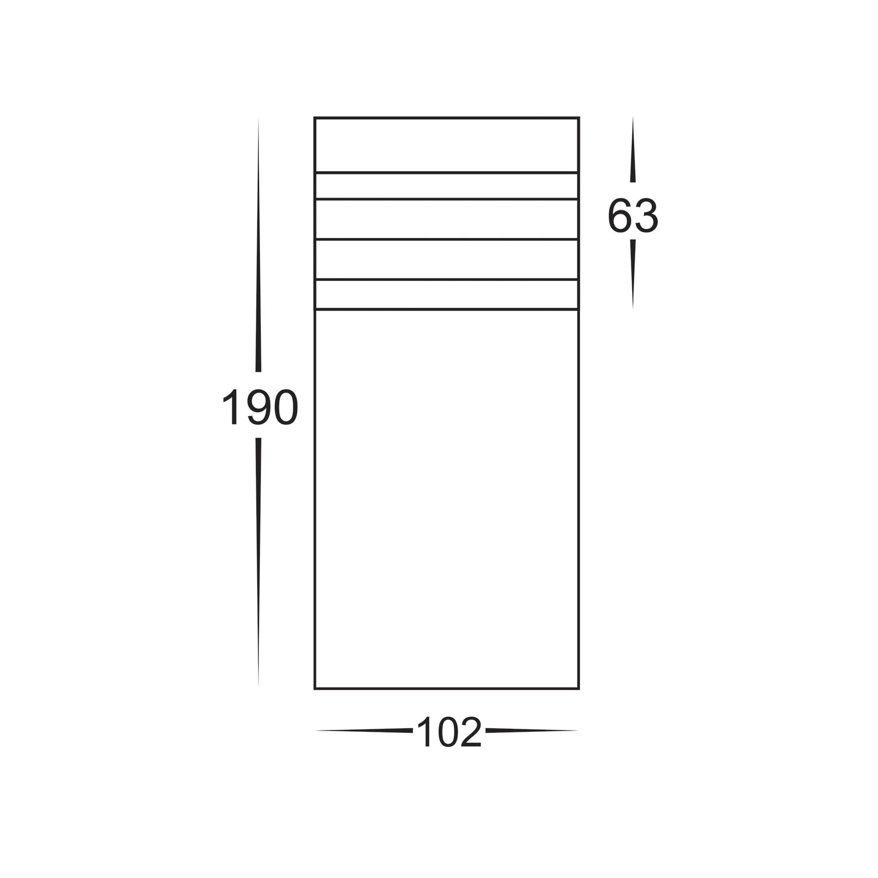 Mini Louvre Bollard 316 Stainless Steel 12V