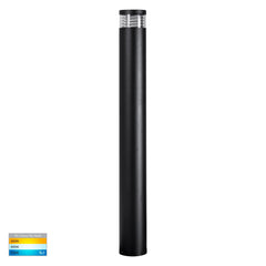 Maxi 900 Louvre Bollard Stainless Steel Black 240V