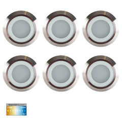 Flame 6LT DIY 316SS Deck Light Kit Tri-Colour