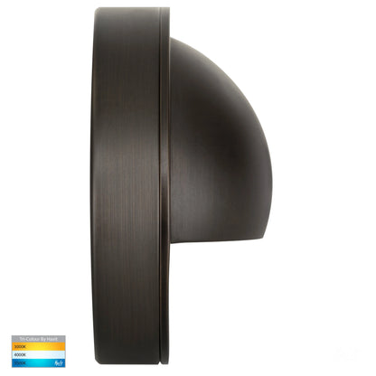Pinta Surface Mounted Eyelid Step Light Antique Brass 240V