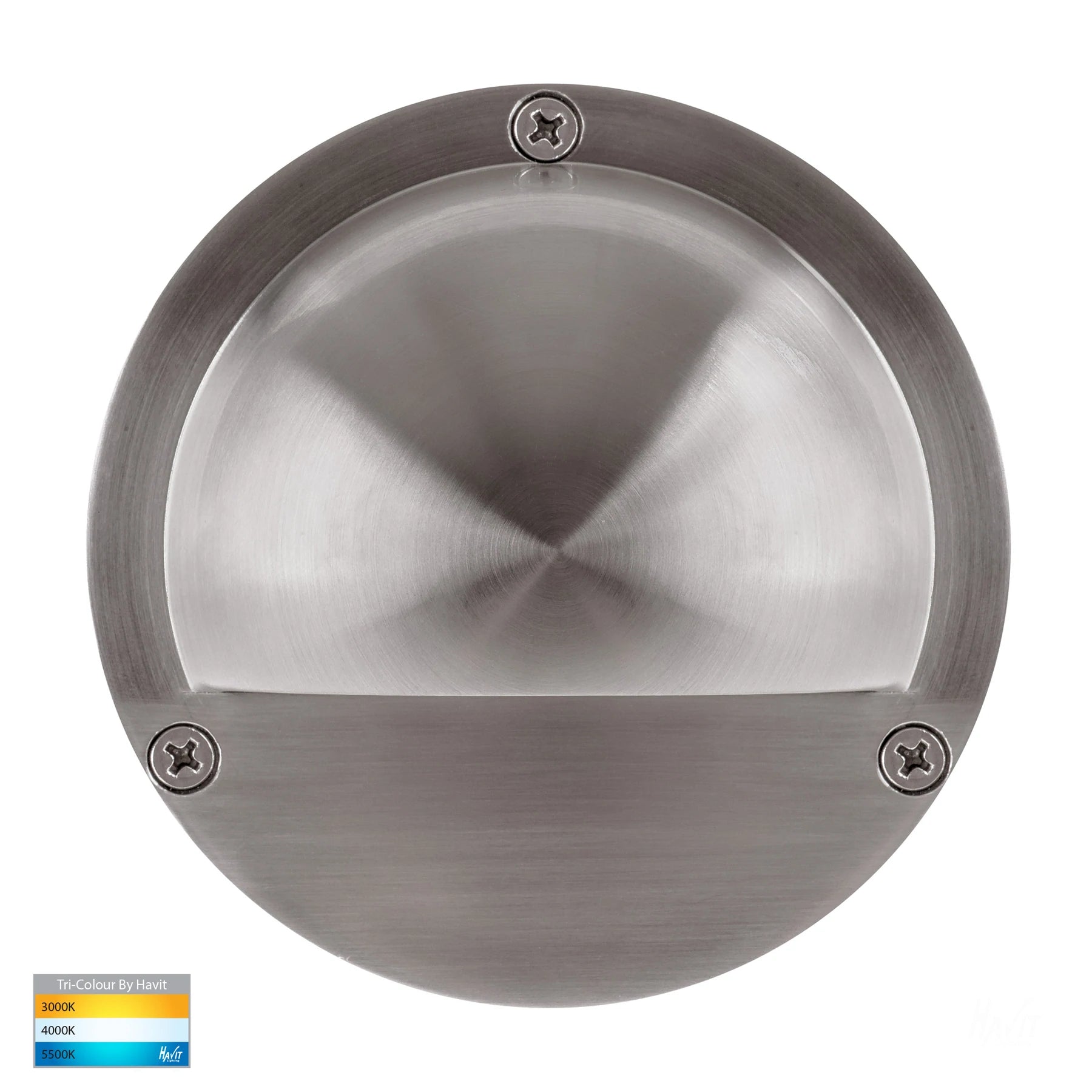 Pinta Surface Mounted Eyelid Step Light 316 Stainless Steel 12V