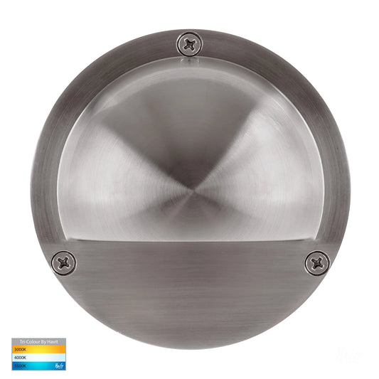 Pinta Surface Mounted Eyelid Step Light 316 Stainless Steel 12V