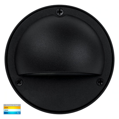 Pinta Surface Mounted Eyelid Step Light Black 240V